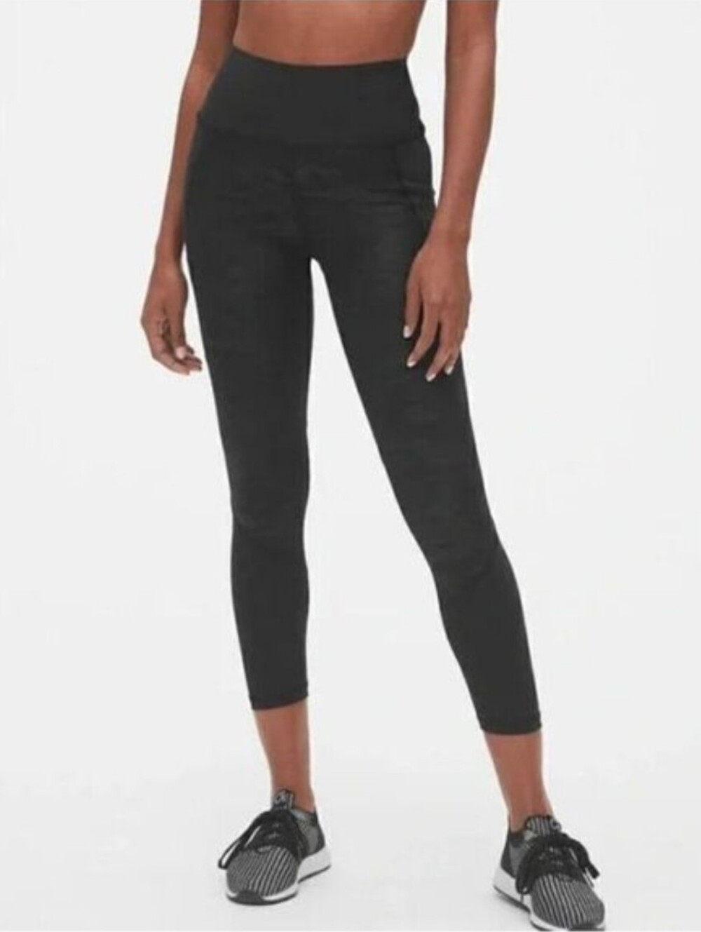 NWT Gap Fit Leggings Sculpt Revolution ⅞ High Rise Waist Camo Max Compression LG